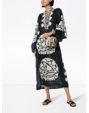 Shalimar embroidered midi dress