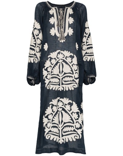 Shalimar embroidered midi dress