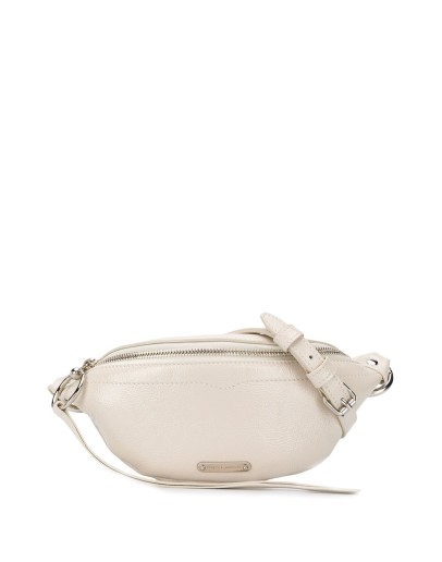 logo plaque belt beg