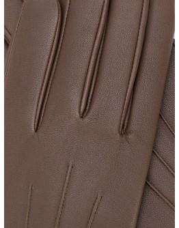 short leather gloves 