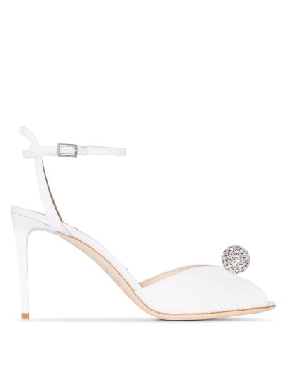 Sacora 85mm glitter-ball sandals