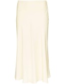 silk midi skirt