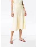silk midi skirt