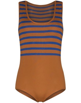 striped bodysuit