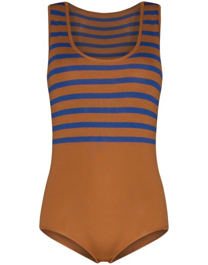 striped bodysuit