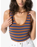 striped bodysuit