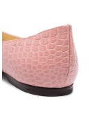Love croc-effect leather pumps