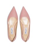 Love croc-effect leather pumps