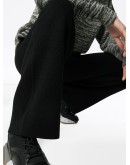 Milano wide-leg knit trousers