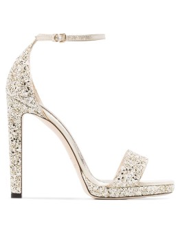 Misty 120mm glitter sandals