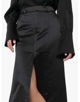 slit maxi skirt