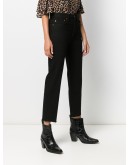High Rise Stove Pipe Jeans