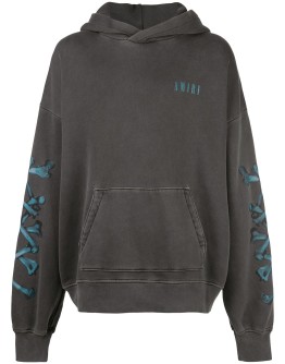 oversized logo print hoodie