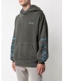oversized logo print hoodie