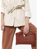 Anouk quilted clutch