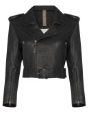 Lola leather biker jacket