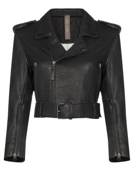 Lola leather biker jacket