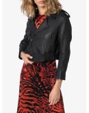 Lola leather biker jacket