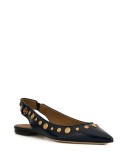 Kira stud slingback flats
