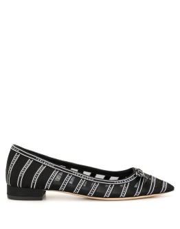 logo pointed pumps
