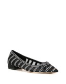 logo pointed pumps