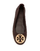Minnie quilted ballerina shoes