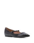 Hermione embossed ballerina shoes