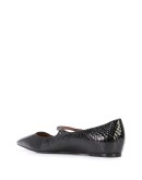 Hermione embossed ballerina shoes