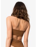 Sari bandeau bikini top