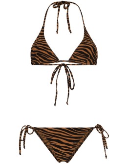 pamela zebra print bikini set