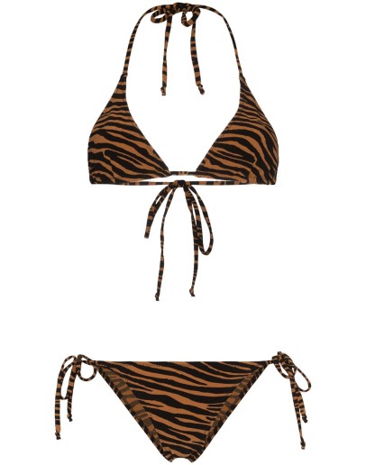 pamela zebra print bikini set