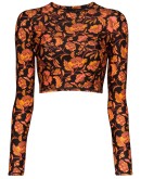 hibiscus print rashguard