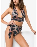 Hester leopard print bikini bottoms