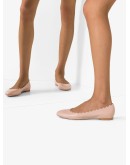 Lauren scalloped trim pumps