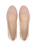 Lauren scalloped trim pumps
