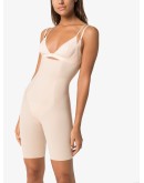 Thinstincts open-bust mid-thigh bodysuit