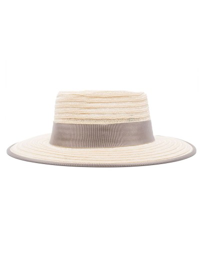 Gerhard grosgrain-trimmed straw hat