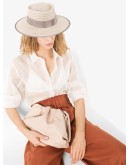 Gerhard grosgrain-trimmed straw hat