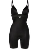 Suit Your Fancy plunge low-back mid-thigh bodysuit