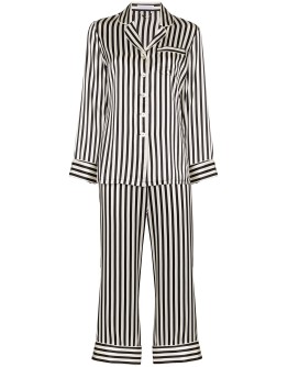Lila striped pyjama set
