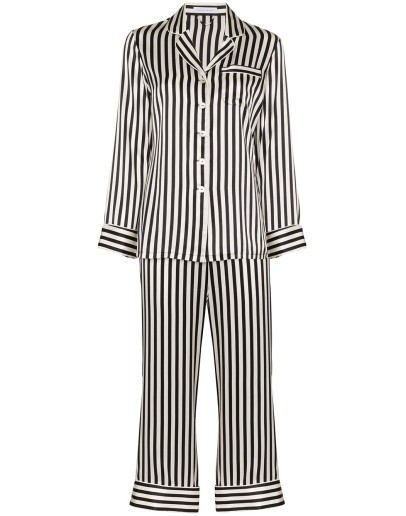 Lila striped pyjama set