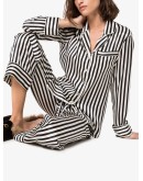 Lila striped pyjama set