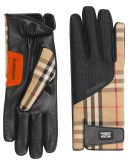 vintage check gloves