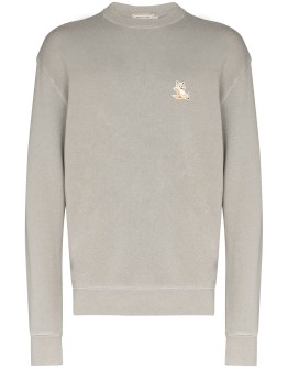  fox embroidered sweatshirt