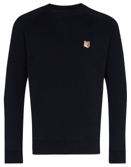 appliqued cotton sweatshirt