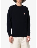 appliqued cotton sweatshirt
