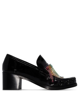 x Patrick Cox Iconic 60mm fringed crystal-embellished loafers