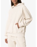 cropped cotton hoodie