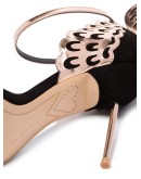 Evangeline 100mm butterfly ankle sandals
