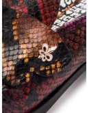 x Patrick Cox Iconic snake-effect mules